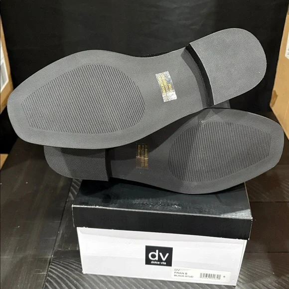 Dolce Vita Women’s Black Stud Loafers - Picture 6 of 9